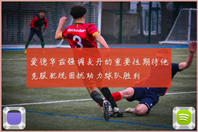 爱德华兹强调麦丹的重要性期待他克服犯规困扰助力球队胜利